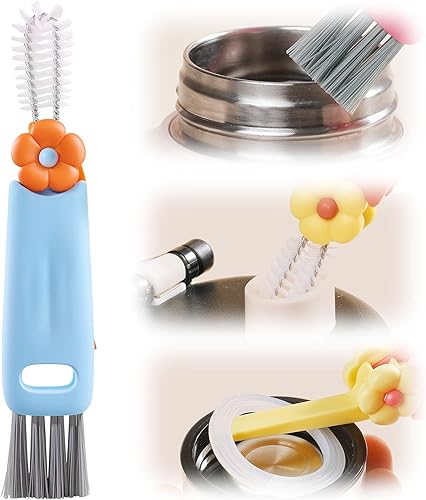 Miniatura 9 de Cepillo de limpieza de tapa de taza mejorado 3 en 1, nuevo cepillo limpiador de tapa multifuncional 2024, juego de cepillo de limpieza de grietas