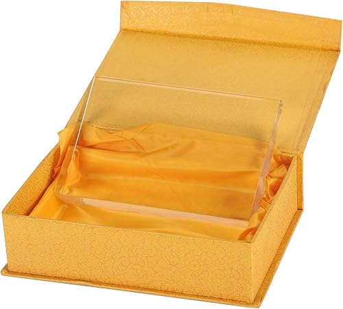 Vista 5 de Marco de placa de cristal 3D personalizado con tu foto rectangular personalizable para boda, cumpleaños, nacimiento del bebé, día de San Valentín