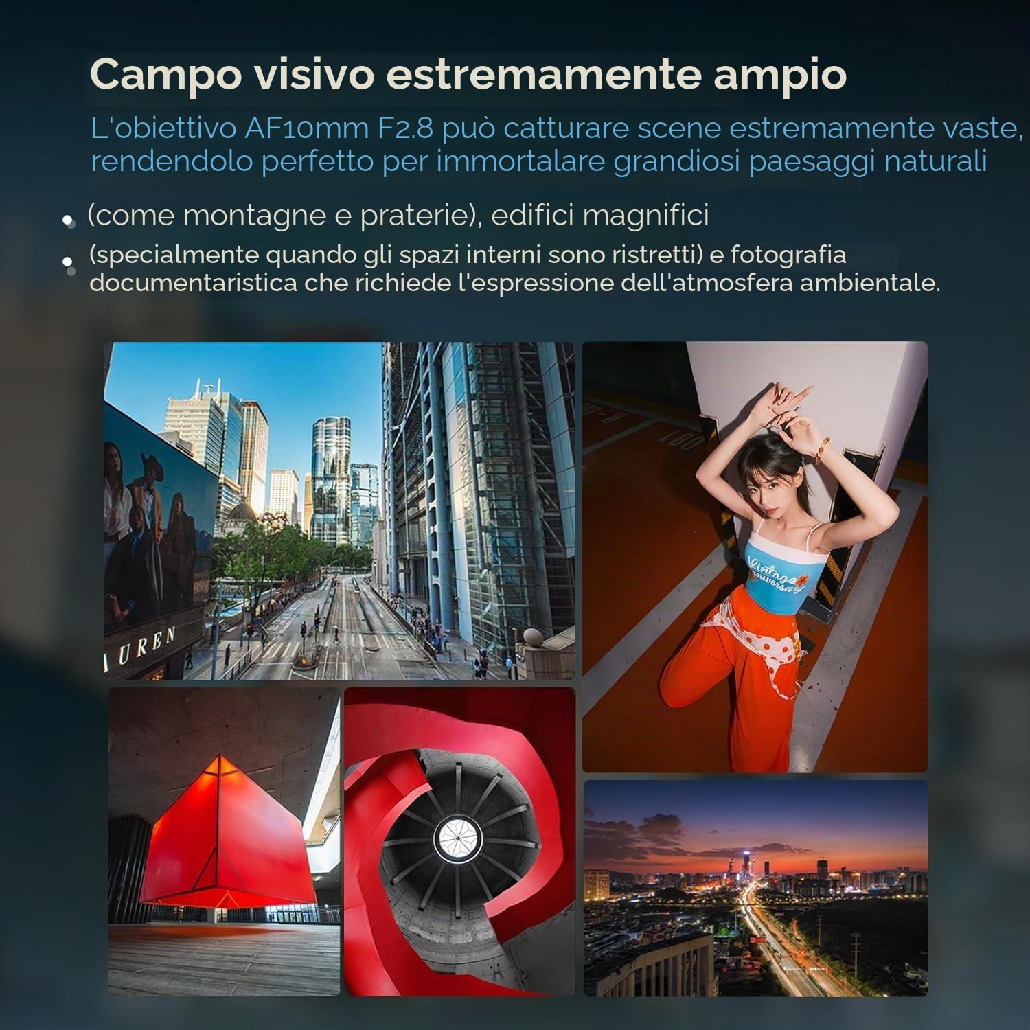 7artisans AF 10mm F2.8 for FX Montura Obiettivo fotografico autofocus, 105,3°, 232 g, obiettivo APS-C AF/MF con grandangolo fisso per Fujifilm FX Montura XT2 XT20 XE3 XT1 X-T2