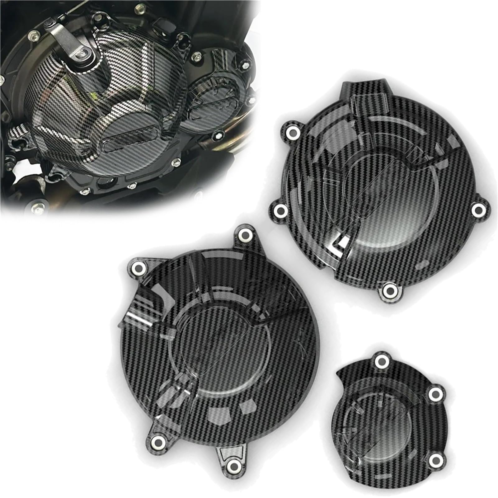 Ensemble de caches moteur pour moto NX500 2024 2025 protection de capot carter