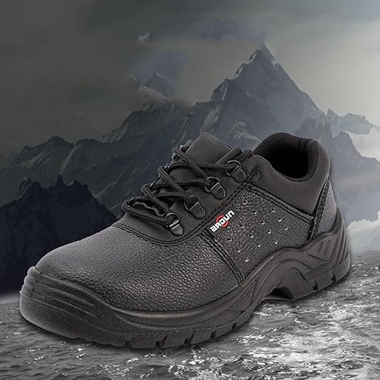 安全靴 黒 レースアップ 合成皮革 Amazon | [GUREITOJP] 安全靴 メンズ レディース 本革 レザー レース