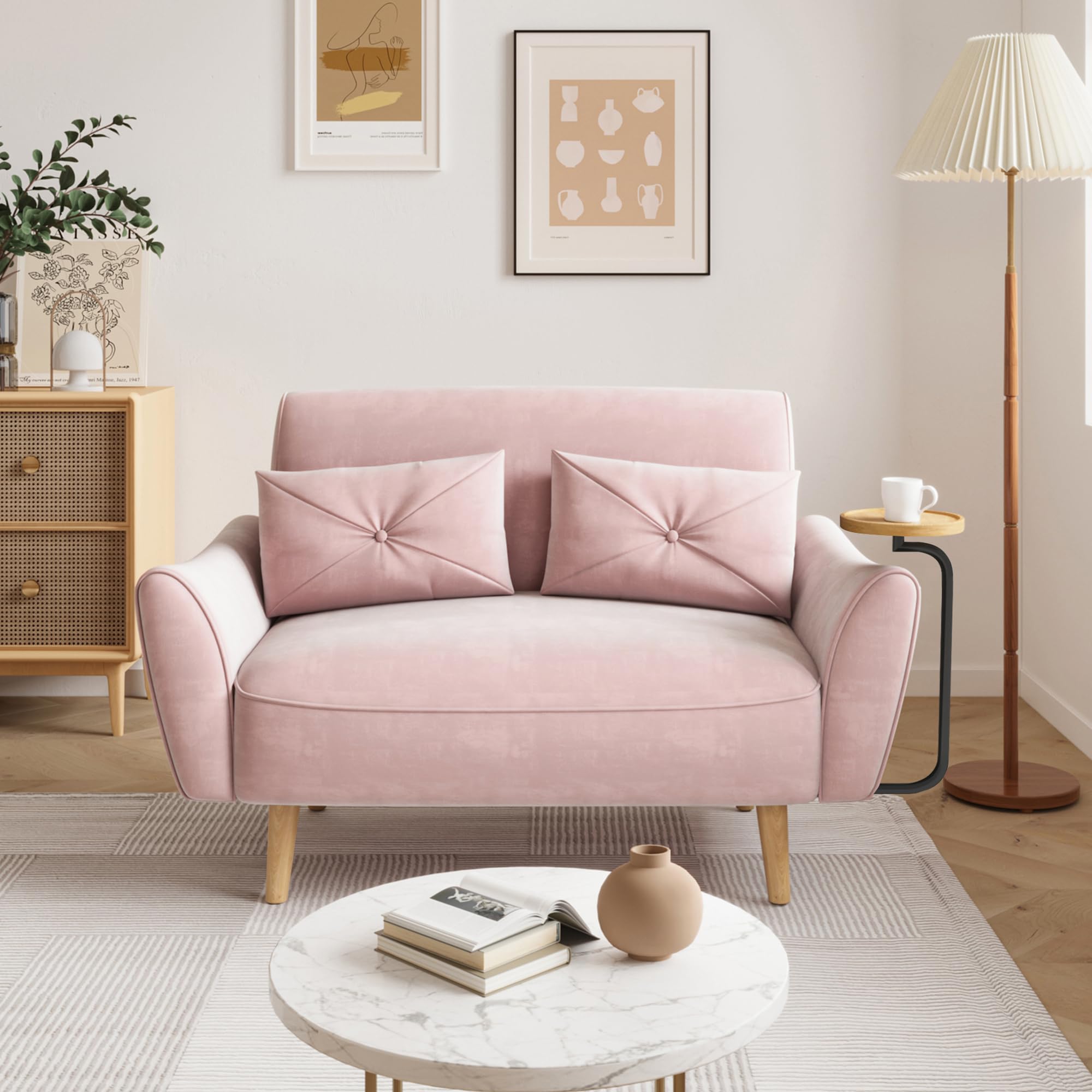 Brelice 47" Velvet Loveseat