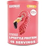 Fitmingo Vegan Protein Powder with Inositol, Collagen Boosters, Hyaluronic Acid and Vitamins | Low Carb, Dairy Free, Low Calorie | 23g Plant Based Blueberry Protein Powder with Myo-Inositol