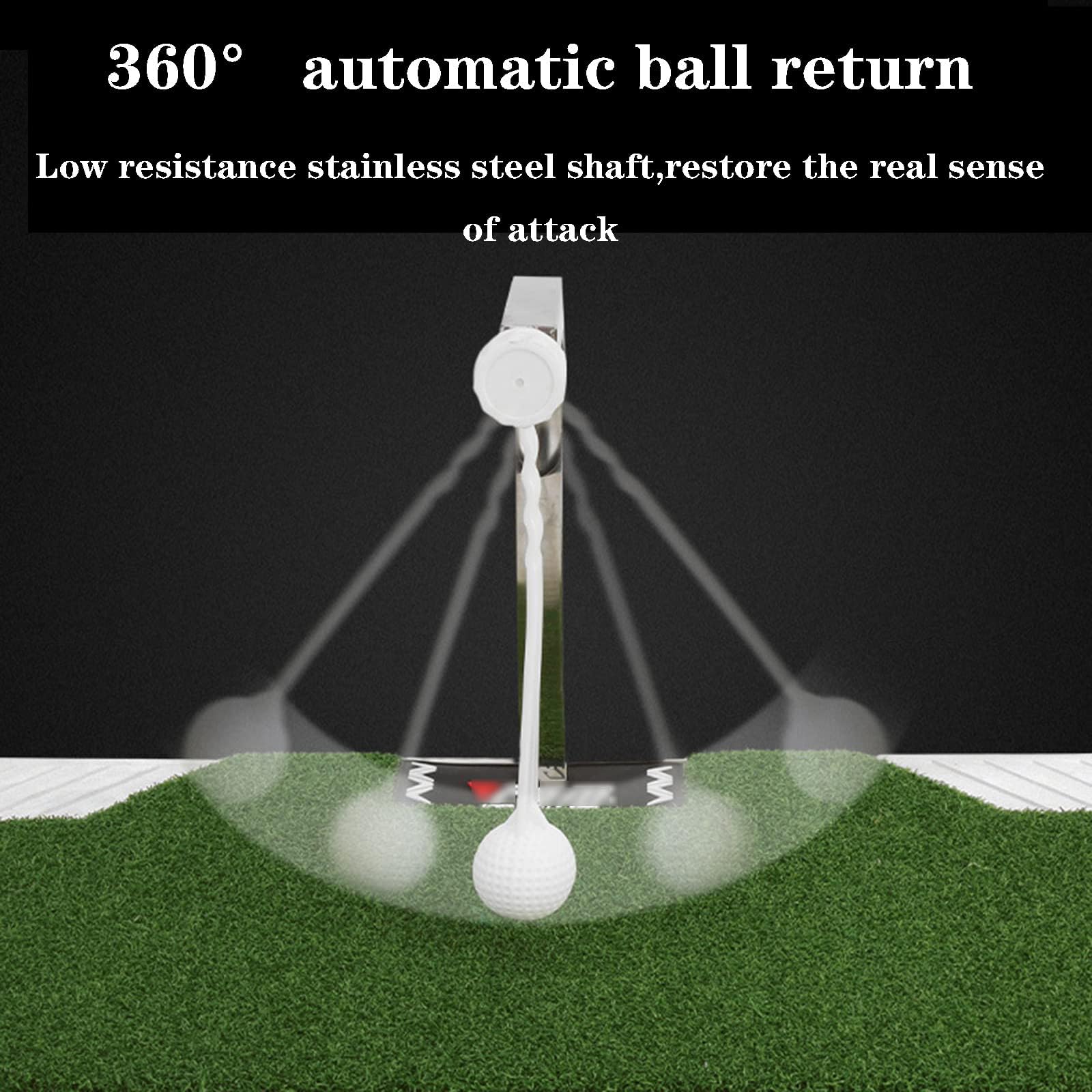 Alfombrilla de entrenamiento de golf con altura ajustable, ayuda de práctica de swing para uso en interiores y exteriores