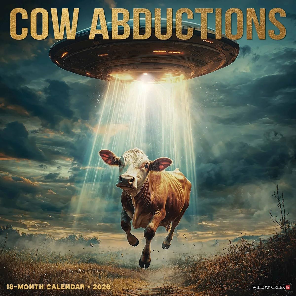 Cow Abductions 2026 Wall Calendar