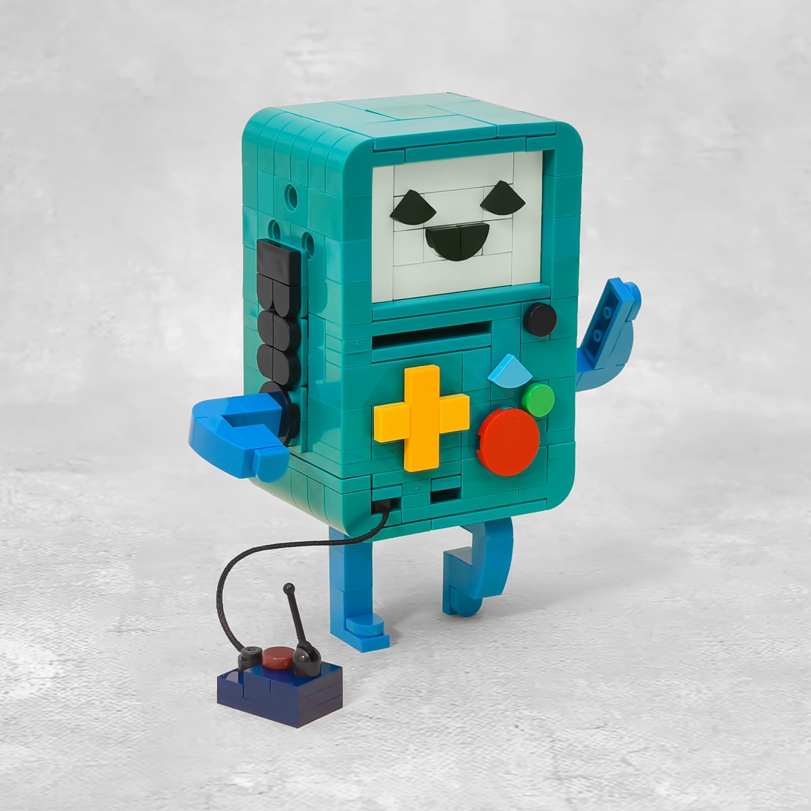 Adventure Movie BMO Character Building Set, compatibile con accessori Lego 630, espressioni intercambiabili e design snodabile, regalo creativo per i fan