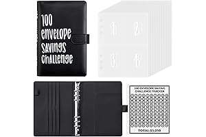 100 Envelope Money Saving Challenge Binder