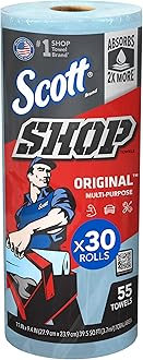 Scott Shop Towels Original, Total 30 Rolls (Pack of 1)