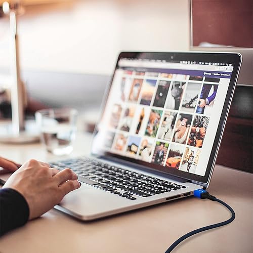 Miniatura 5 de Ironten Cable de carga para iPhone, certificado MFi de Apple, paquete de 40 unidades de 6 pies, color negro, largo, de carga rápida, sincronización