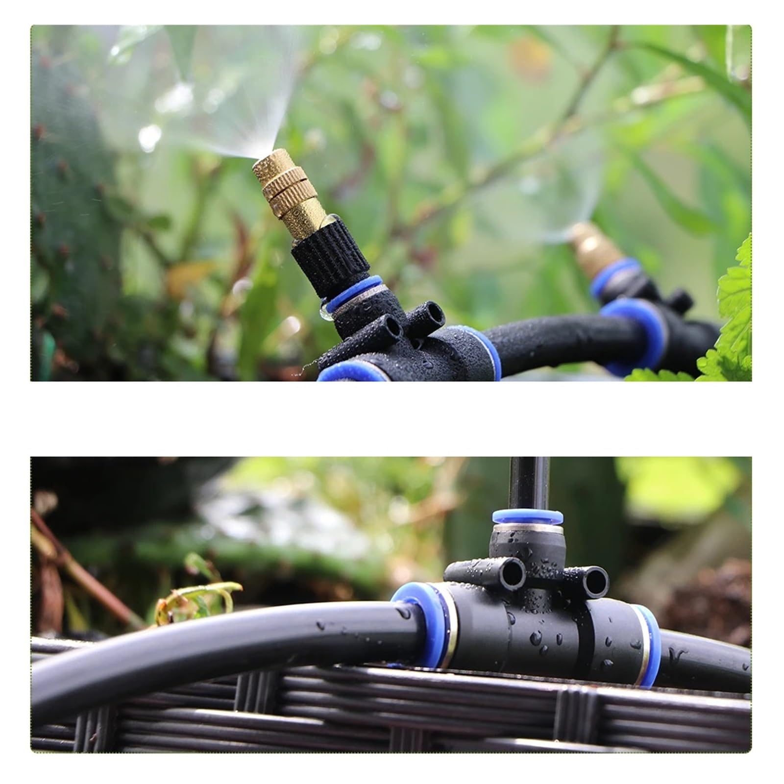 Tuyau d'arrosage PE noir résistant à la pression, tuyau d'irrigation goutte à goutte 4/6mm 5/8mm 9/12mm, tuyau d'eau 3/8 "1/4"(OD-12mm,30m-65.6FT)