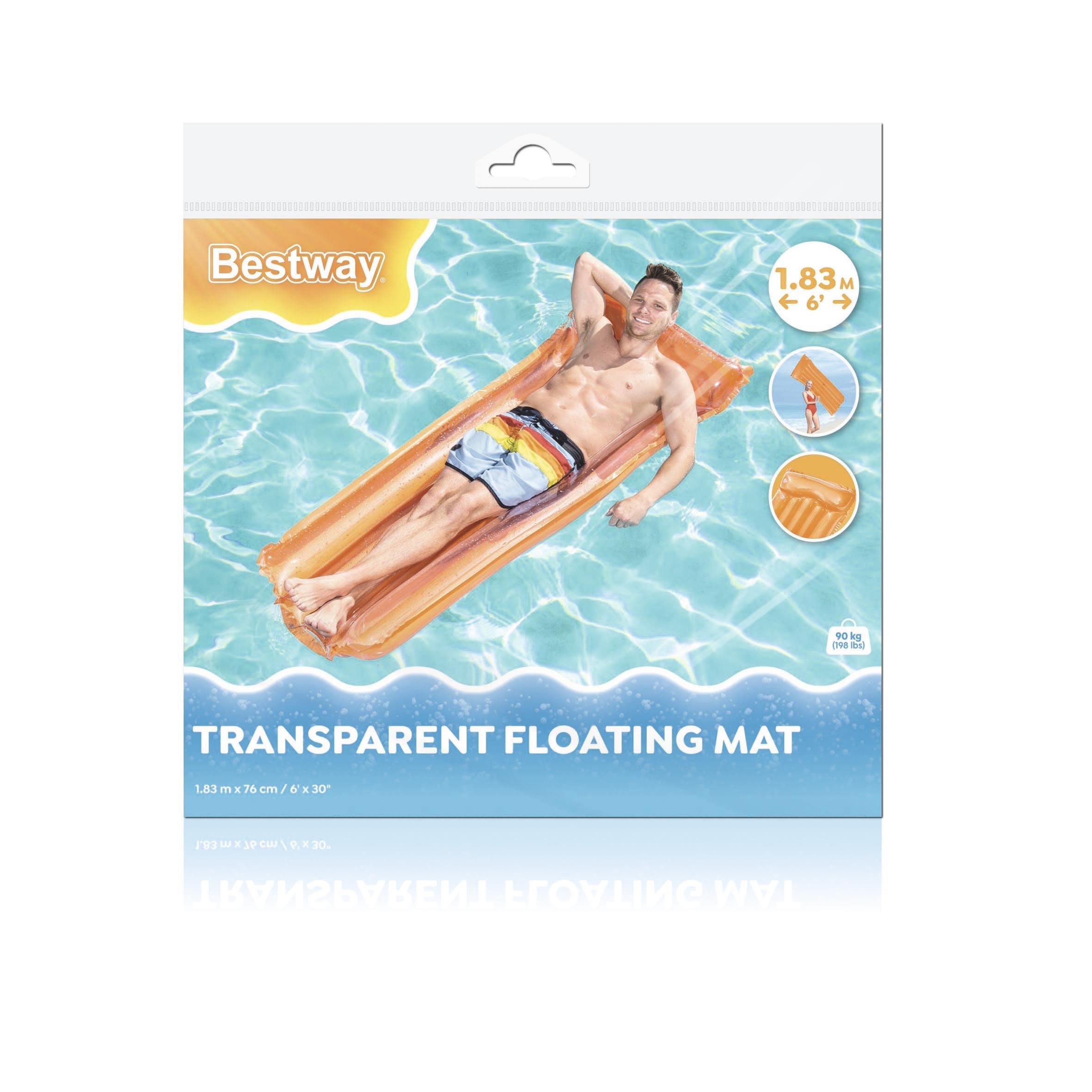 Bestway Luftmatratze Deluxe Comfort, 183 x 76 cm, sortiert, Colour