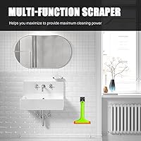Vista 6 de Ziciner Escobilla de silicona pequeña para ventana, escobilla de agua para parabrisas de automóvil, escobilla multifuncional con hoja de 5.9