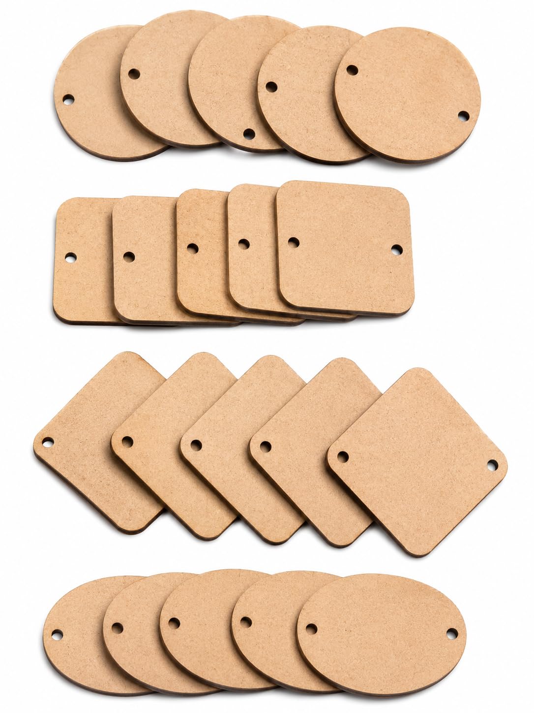 MDF Rakhi Bases, DIY Rakhi Base, 1.5 inch Size, 2mm Thickness, cirlce, Sqaure, Oval, Kite 10pcs Each Shape, Pack of 40pcs-picture-28