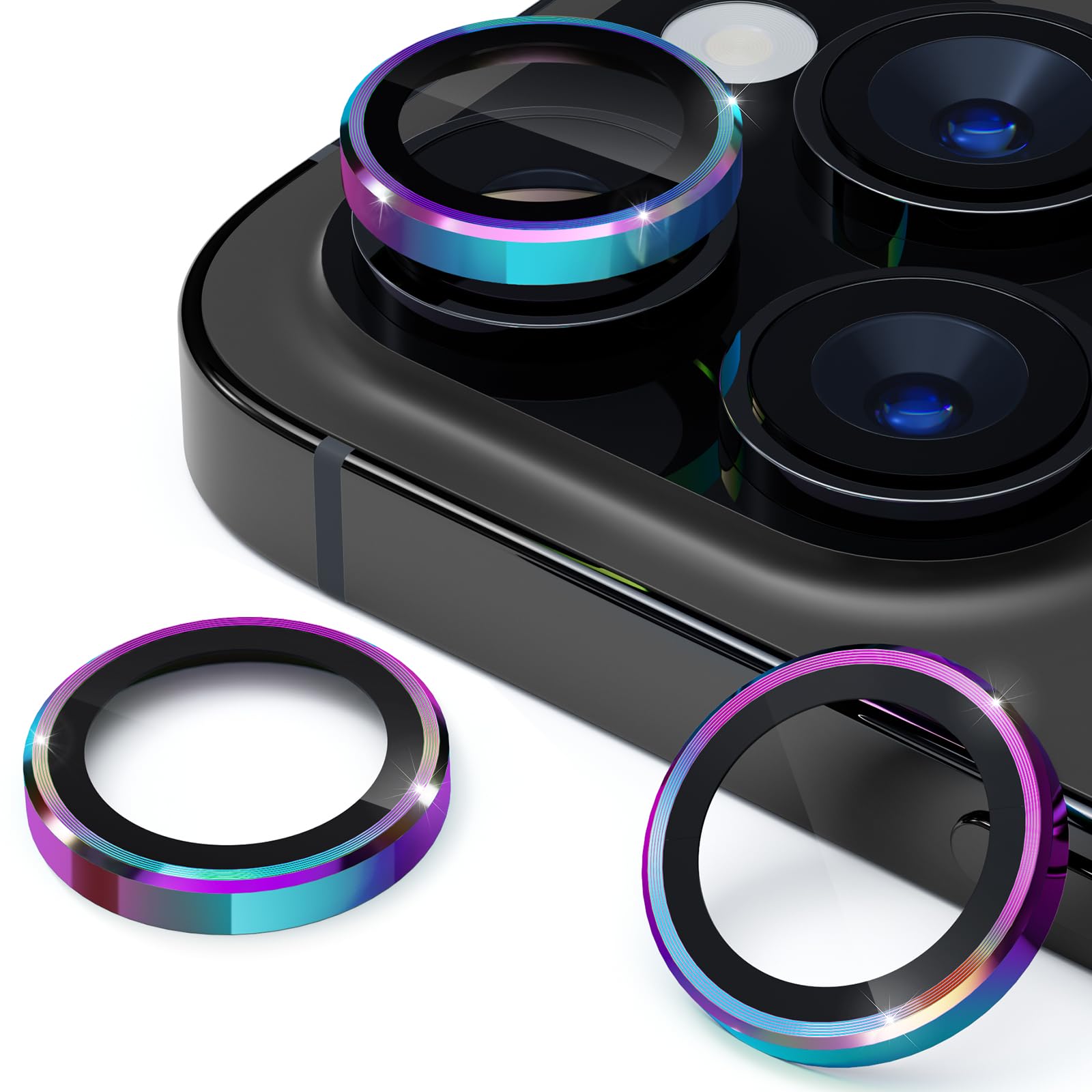 imluckies Camera Lens Protector for iPhone 15 Pro/iPhone 15 Pro Max