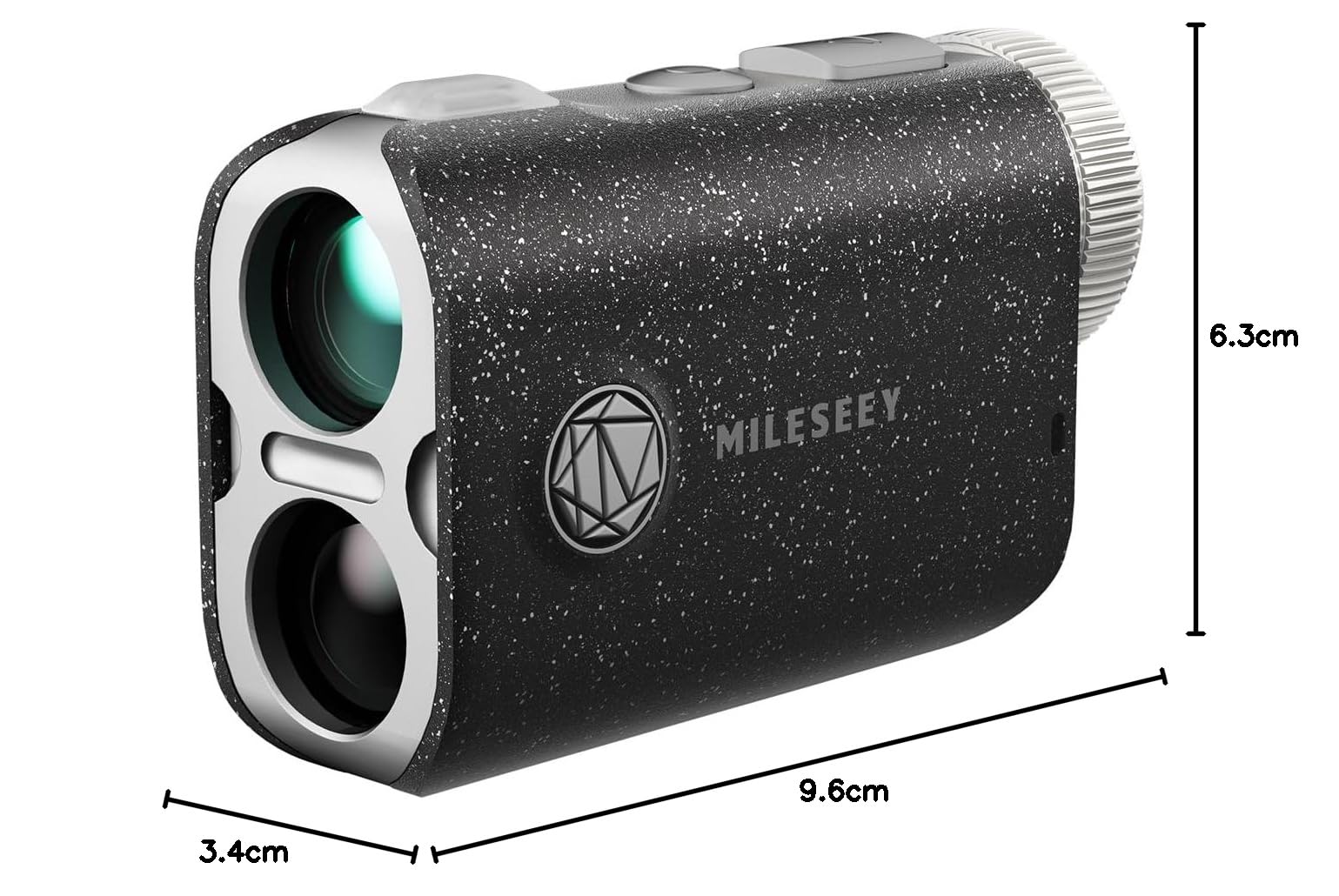 MiLESEEY PF1-Pro Misuratore di Distanza per Golf con Slope, 1100 Yarde, Ricaricabile, Magnetico, Vibrazione di Blocco Bandiera in 0,1s, IP65, Display OLED Rosso-Verde, Angolo di Visione 7,5°