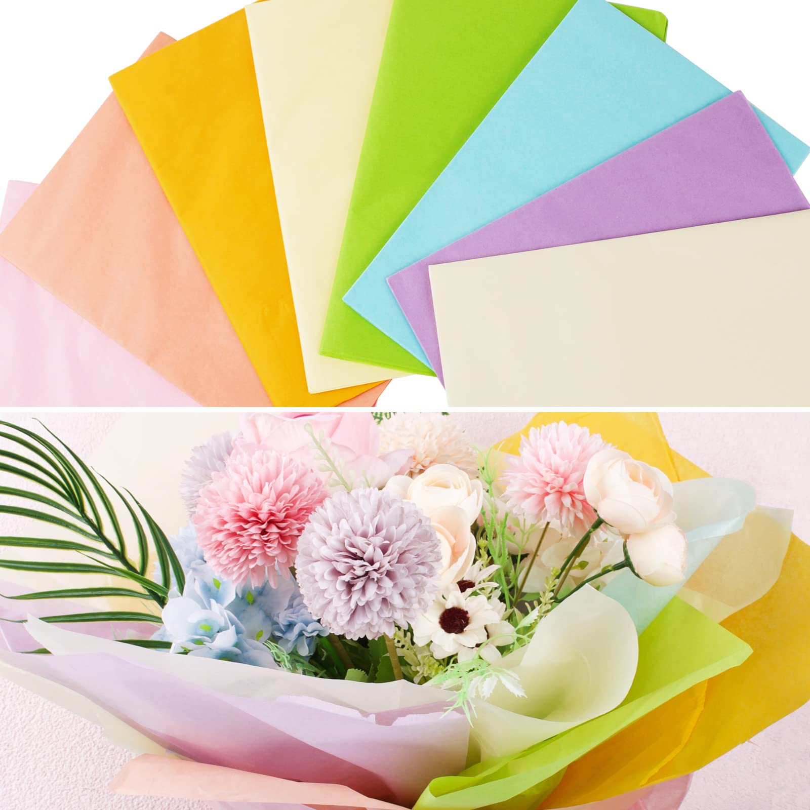 10x Seidenpapier 500x750mm Säurefrei - Hochwertiges Geschenkpapier Für Basteln & Verpackungen | 17g/m² Qualität