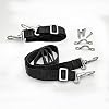 Savvycraft Adjustable 28 inches to 60 inches Long Bimini Top Tie Down Webbing Straps with Loop Snap Hooks 2pcs