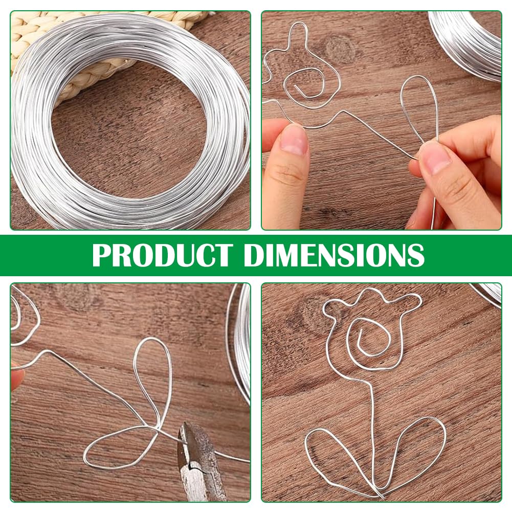 Fil en Acier Inoxydable 304, Cable Acier 2mm Câble Métallique 30m, Fil-D'arrimage Câble de Fer Fils Acier Inoxydable Bijoux pour Bricolage Manuel,Fils Sculpture,Fabrication de Bijoux,Câblage de Jardin