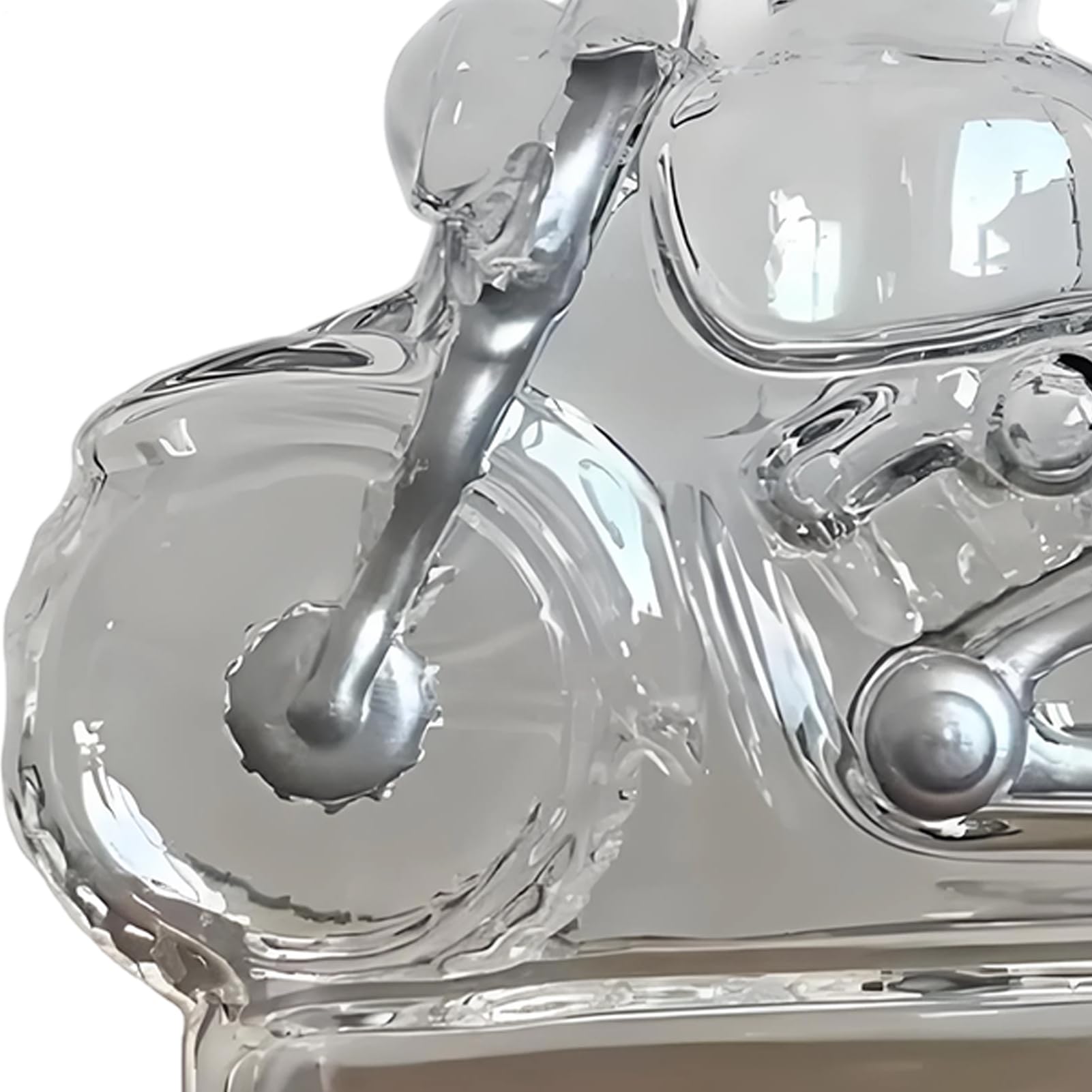 Butelka na whiskey w kształcie motocykla | Szklana karafka z motywem motocykla - karafka do wina - na urodziny, dla taty, mężczyzn, kobiet, dorosłych, alkohol, koktajl, Boże Narodzenie