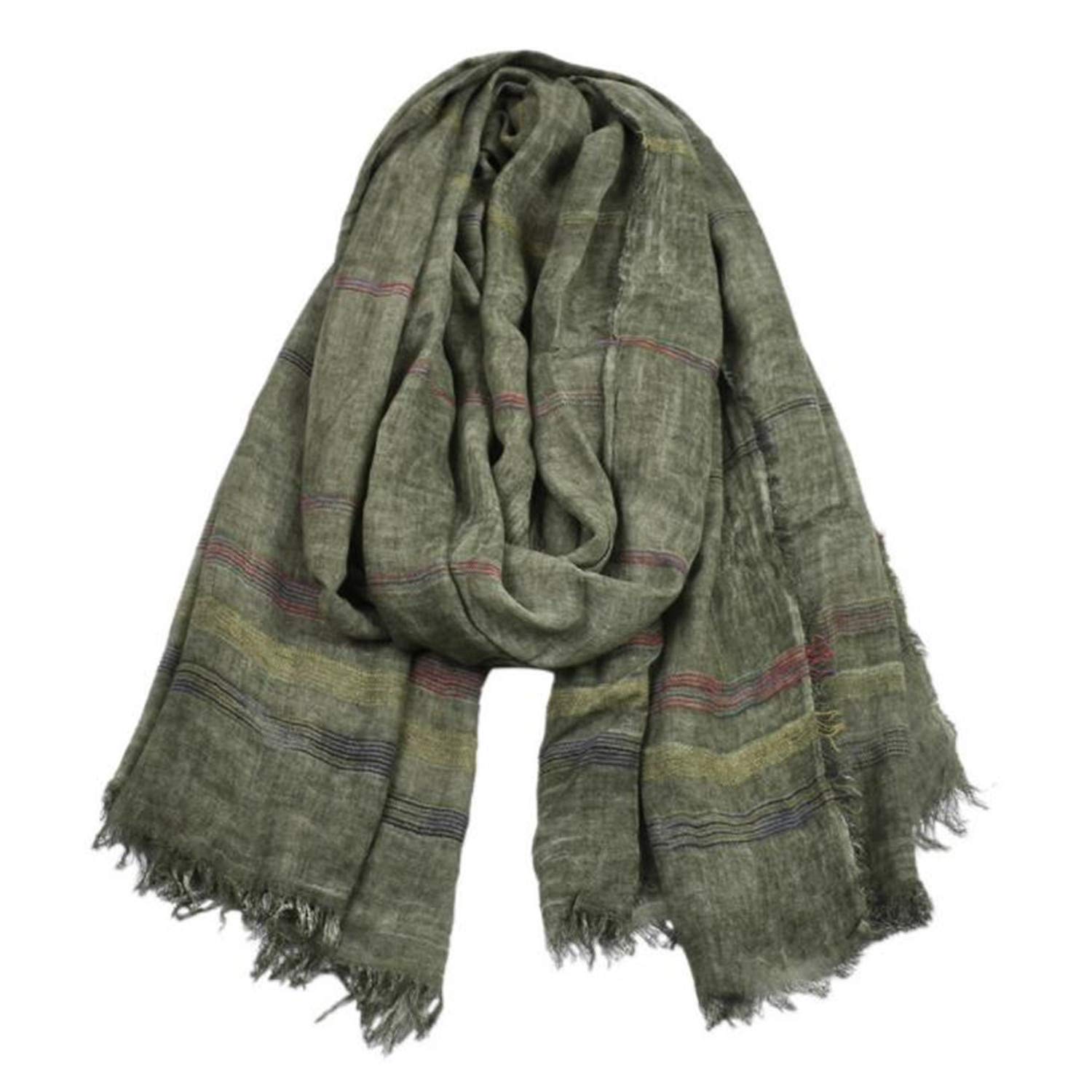 190 * 90 cm Otoño Invierno Hombres Algodón Mezcla Bufanda Moda Impresión Bufanda Hombre Pañuelo Básico, Estilo 9., 190*90cm/