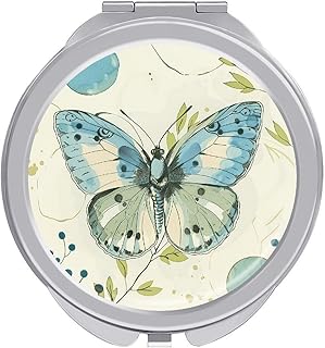 Circles and Green Dots Makeup Mirror Portable...