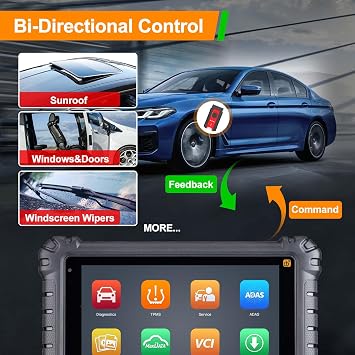 Autel MaxiSYS MS906 PRO-TS All System TPMS Diagnostic Scanner | ECU Coding, CAN FD & DoIP, 3000+ Active Tests, 36+ Services, Auto Scan & WiFi Print, Up of MS906TS MS906Pro MS906BT MP900TS