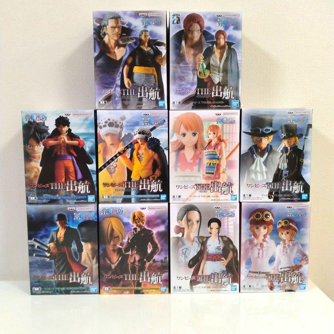 Amazon.co.jp: ワンピース THE出航 フィギュア 10点セット : おもちゃ