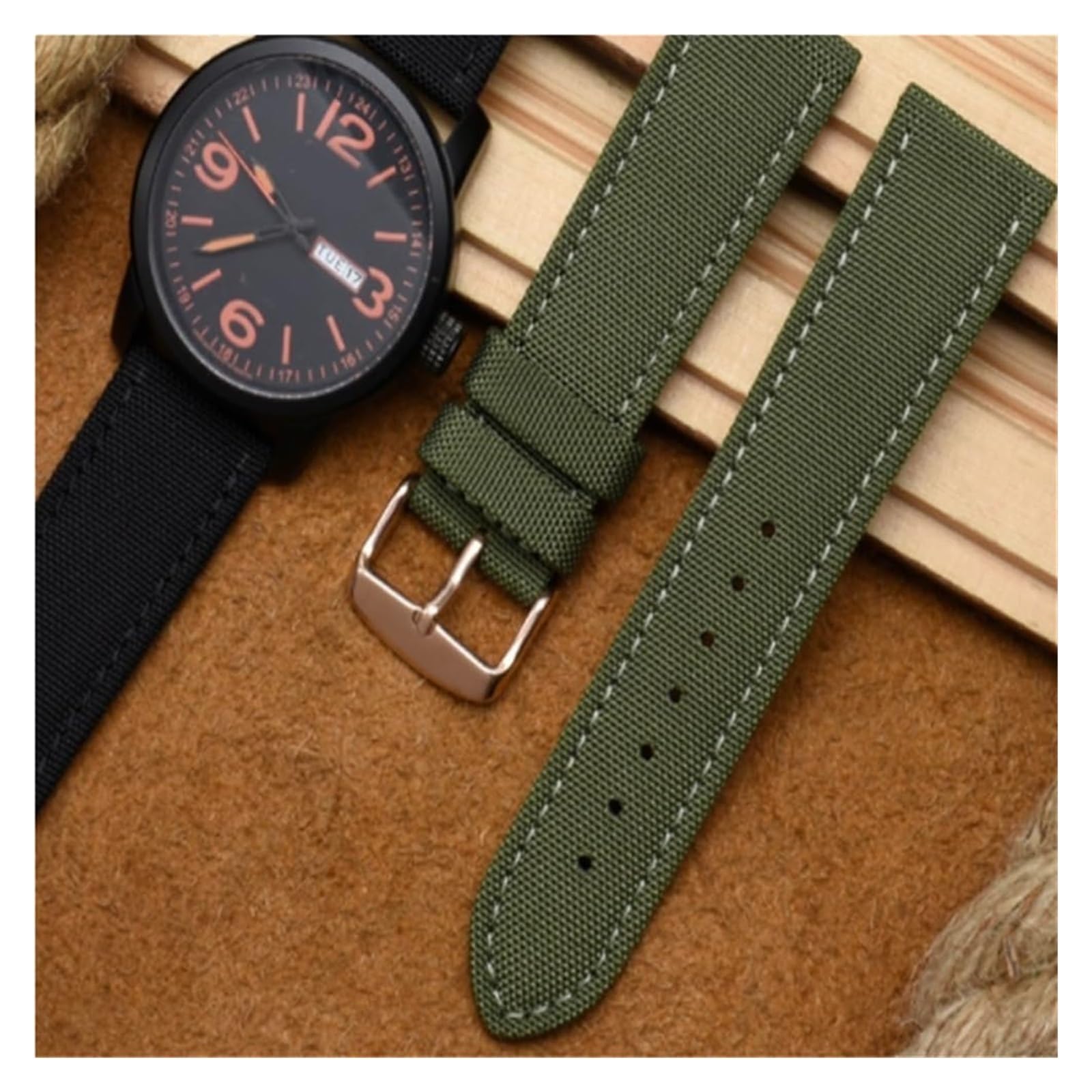 Bracelet de montre en nylon tissé, Montre en Nylon montre ceinture universelle toile bracelet de montre 20mm22mm 23mm bracelet de remplacement bracelets de montre bracelet de montre en nylon