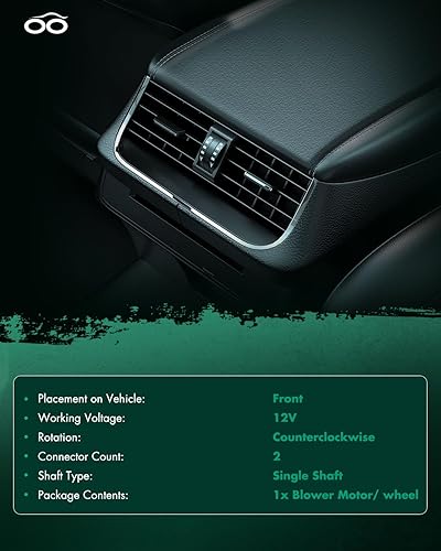 Vista 783 de SCITOO Motor del ventilador del calentador HVAC con la jaula del ventilador delantero 700003 para Acura para TSX 2004-2008, para Honda para Accord