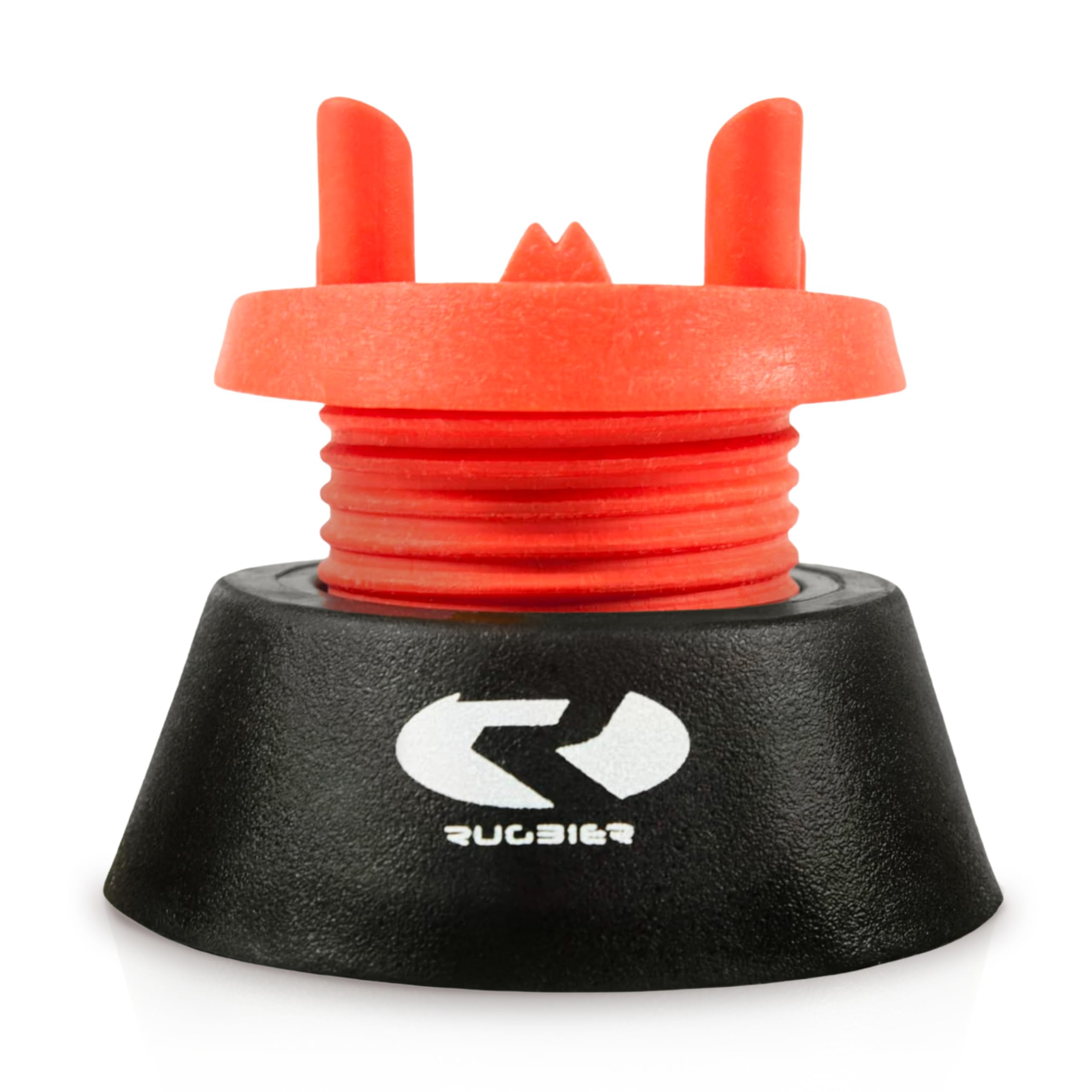 tee de Rugby Ajustable Profesional – Kicking tee Altura Regulable Patadas y Conversiones – Soporte Balón Rugby Alta Estabilidad – Accesorio Rugby Entrenamiento y Competición – Rojo/Negro