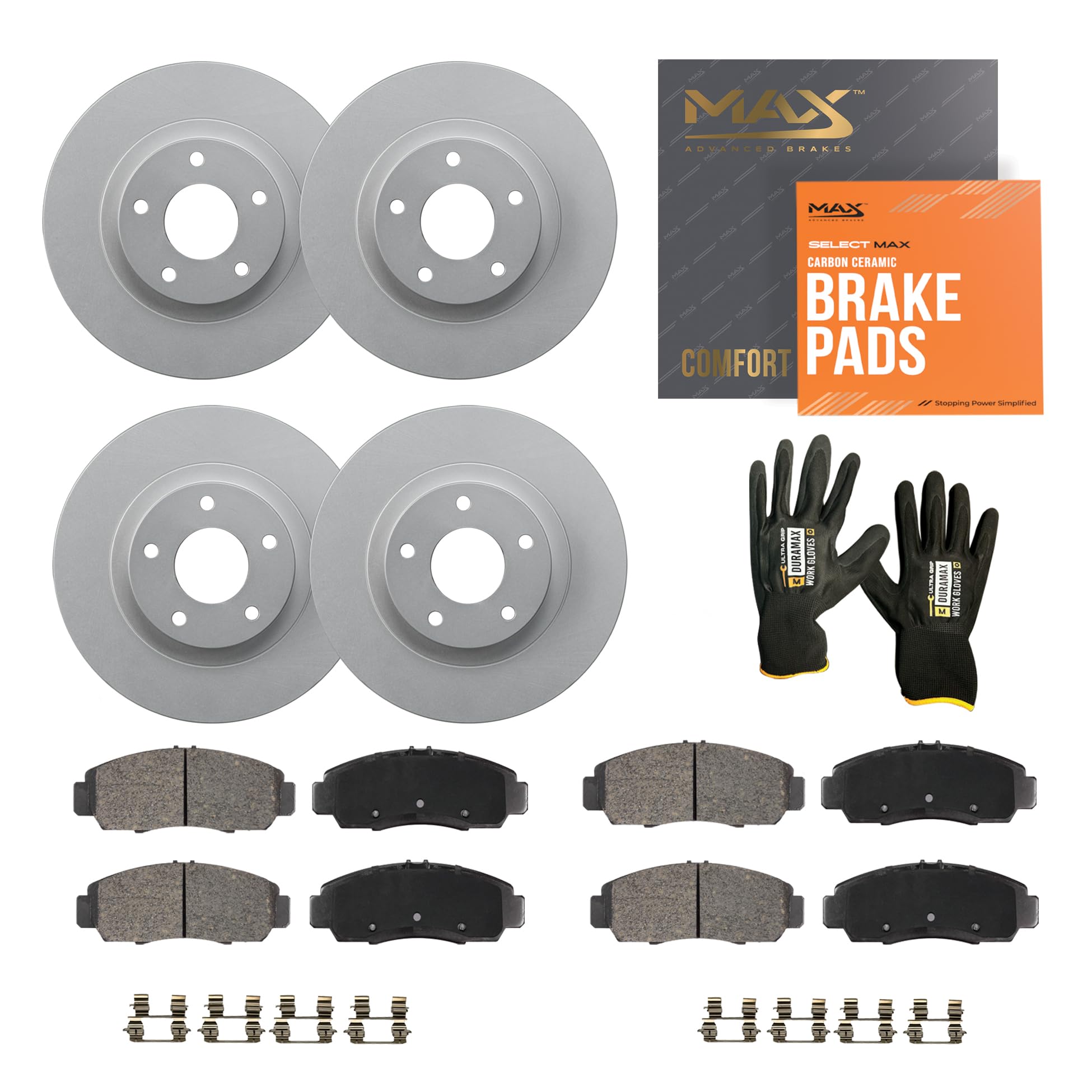 Max Advanced Brakes Front &amp; Rear Brake Kit For Toyota Camry