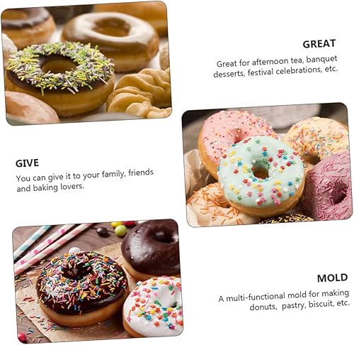 Miniatura 4 de MAGICLULU Molde para hornear 3 uds. Molde para magdalenas de flores para gelatinas, suministros para hornear, dona, cupcake, dulces, cortador de