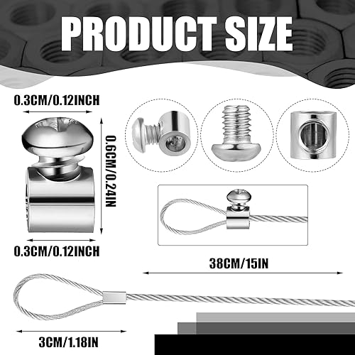 Miniatura 2 de 6 piezas de pestillo de puerta, pestillo de puerta, pestillo de puerta, cerca, cerradura, cerradura, abridor de puerta para vallas de metal de