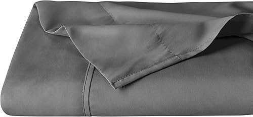 Bare Home Juego de edredón con sábana encimera de microfibra (individualindividual XL, gris)