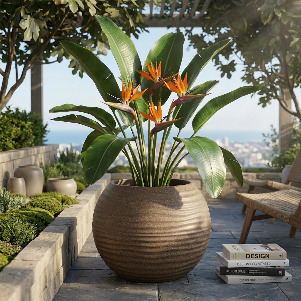 YUCCABE Round Wave Planter - Durable & Stylish -6