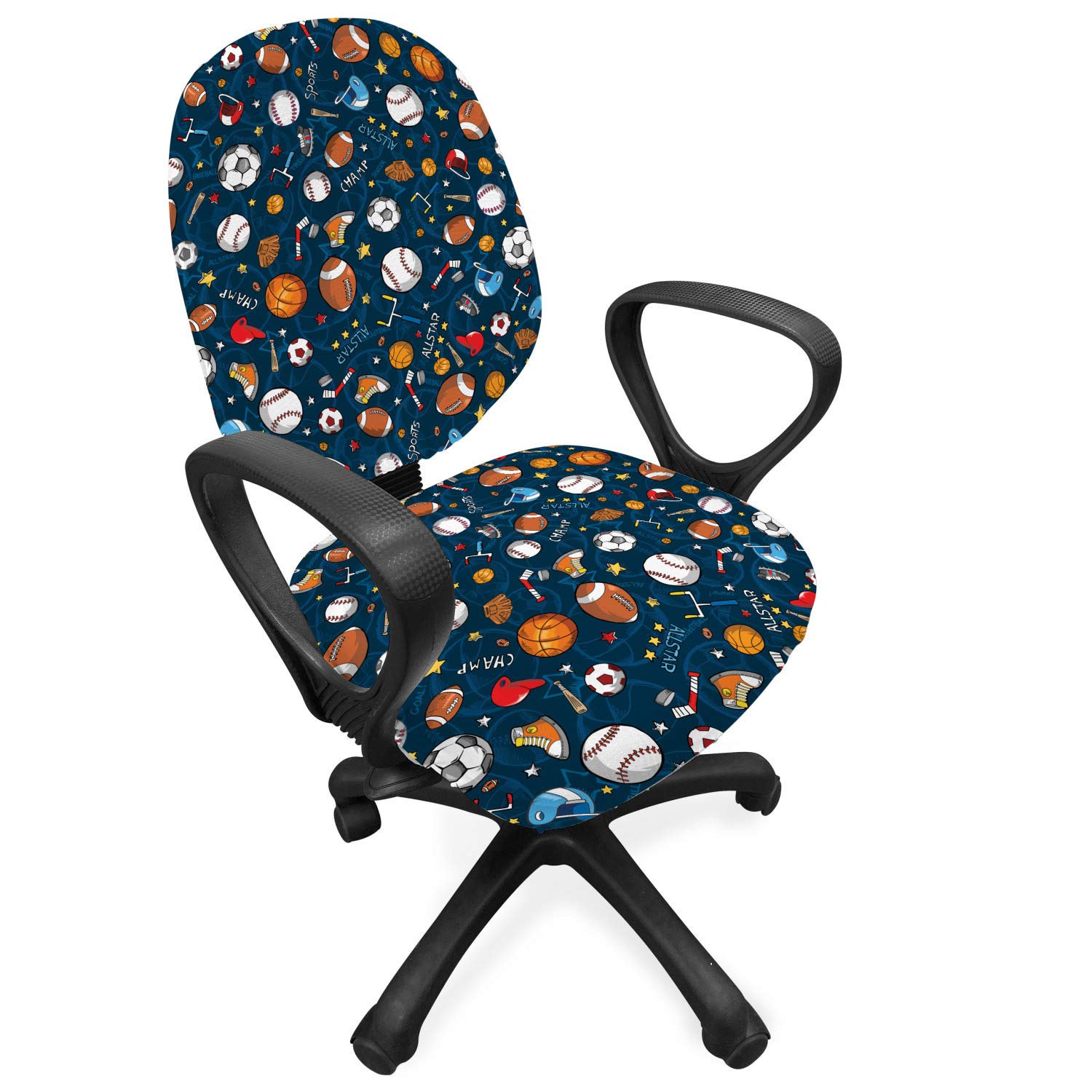 Ambesonne Sport Office Chair Slipcover