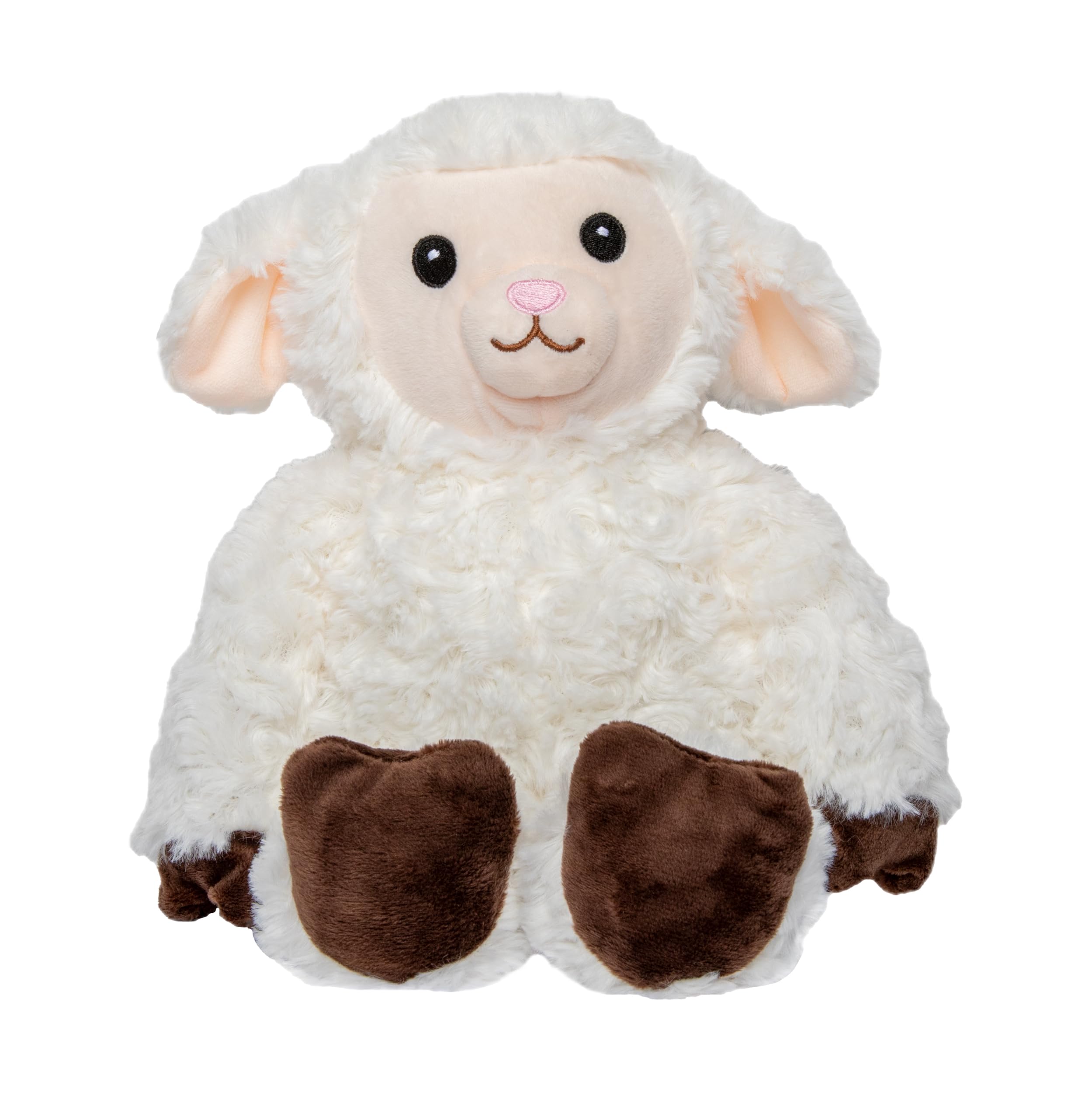 1i4 Group Sheep - Microwavable & Weighted Plush Stuffed Animal - Heated Plushie for Warmth - Cute, Soft, Cozy Toy for Adults & Children (Boys, Girls, & Toddlers) by Warm Pals