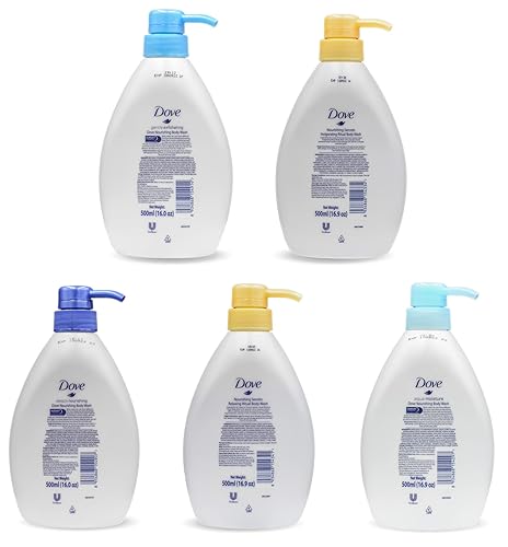Miniatura 2 de Dove Body Wash - Variedad de 5 aromas con bomba a base de plantas nutritivo exfoliante limpieza 169fl oz 169 onzas líquidas