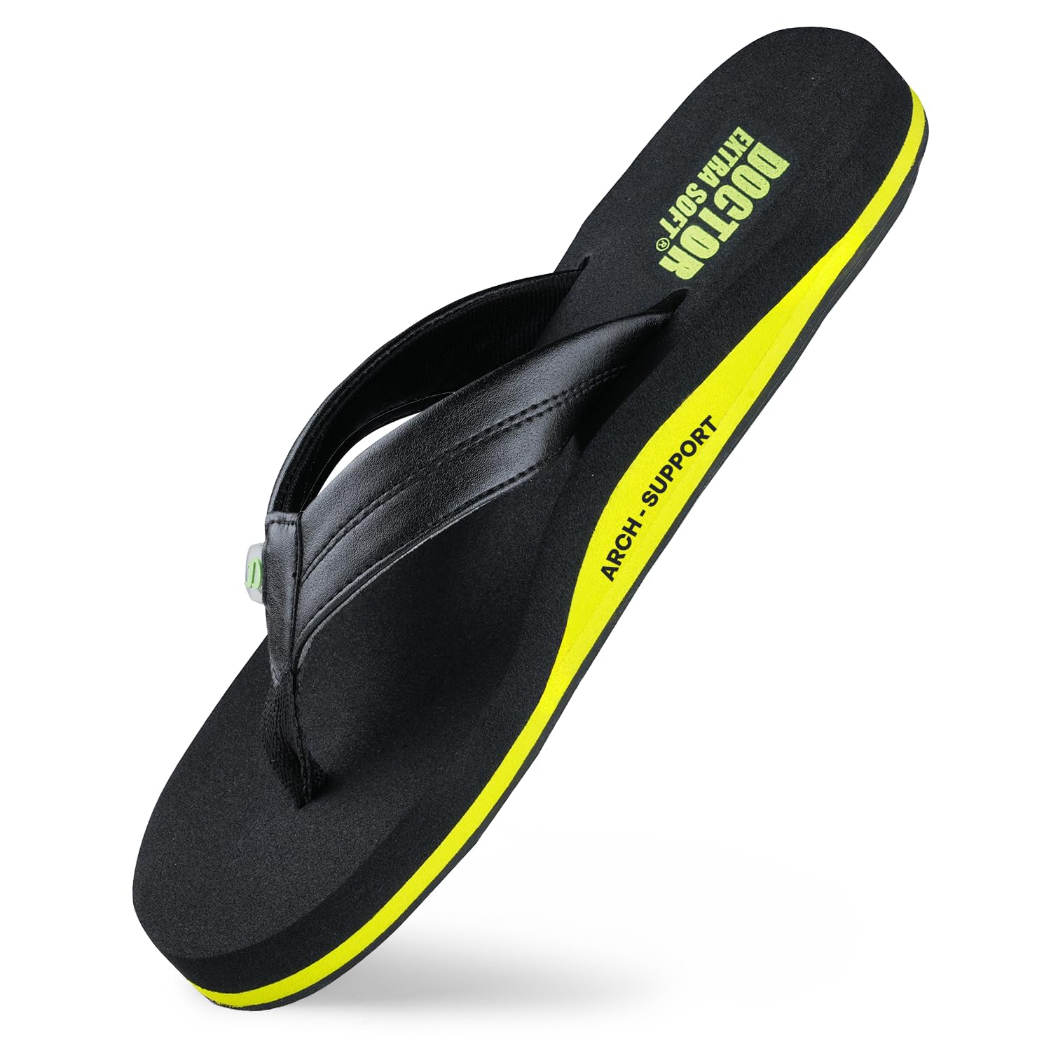 Thong Arch Support Ortho Slippers for Mens| Orthopedic Diabetic & Stylish| Lightweight Comfortable & Casual| Cushion Anti-Skid Bedroom Daily Use House Flip-Flops Gents Boys D-38