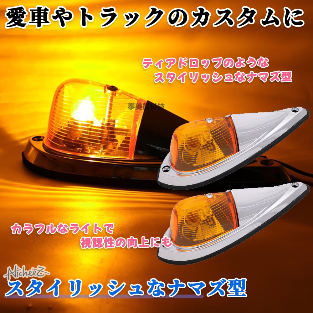 Amazon.co.jp: Nicheez トラック サイドマーカー ナマズ キャブ