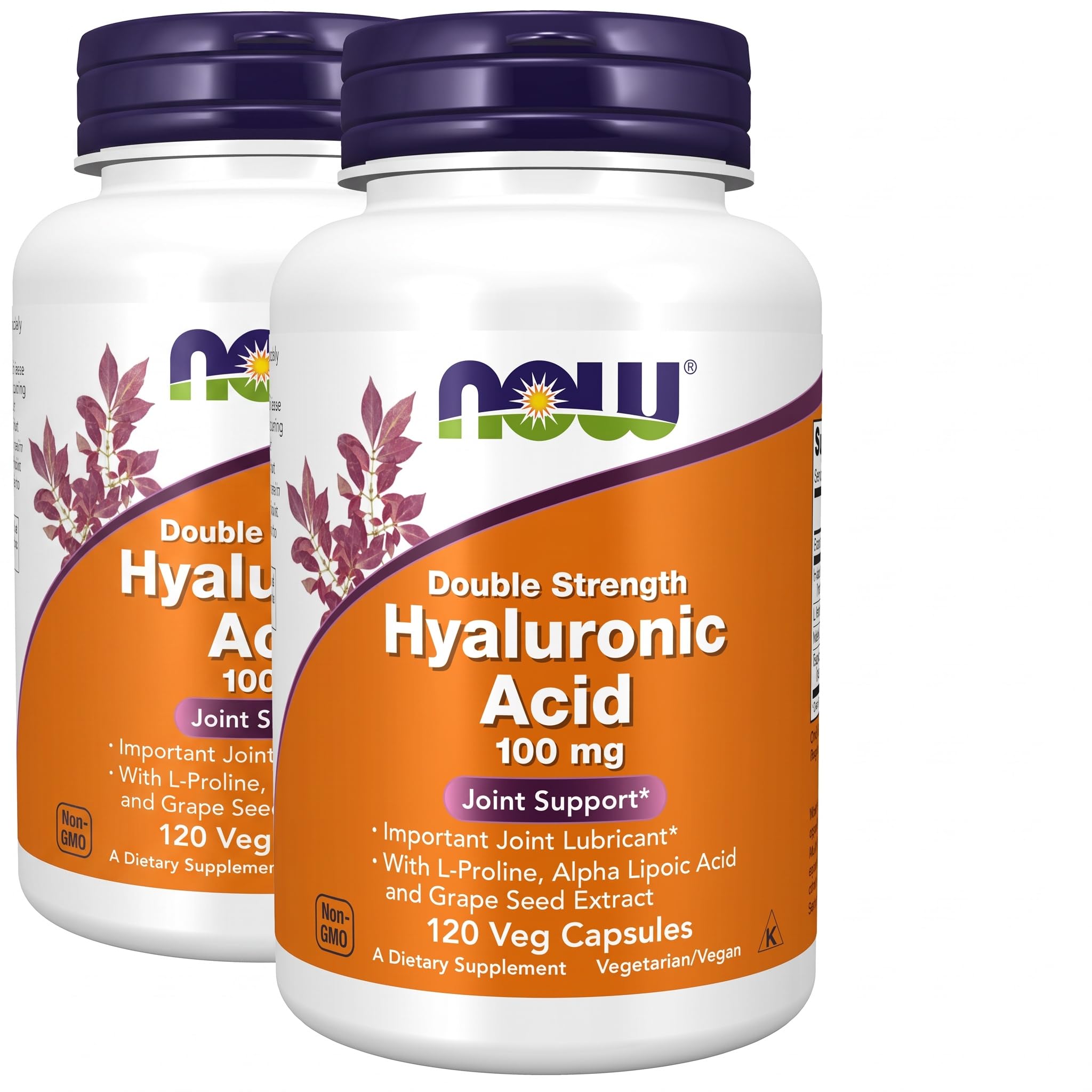 NOW Supplements, Hyaluronic Acid 100 mg, Double Strength, 120 Veg Caps — Amazon image 11