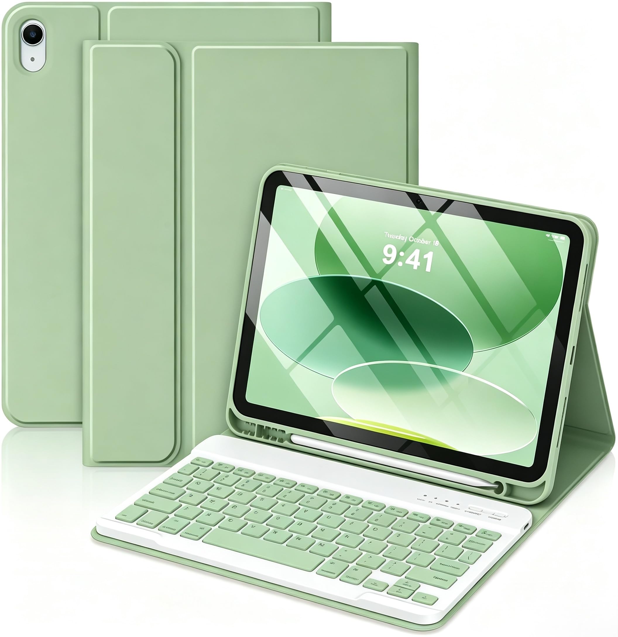 Amazon.com: MMK for iPad 11th 10th Generation Case with Keyboard