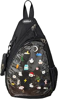 Oxford Ita Bag Kawaii Pin Display Chest Pack-With Insert Board-Single Shoulder Bag Sport Backpack Hiking Daypack
