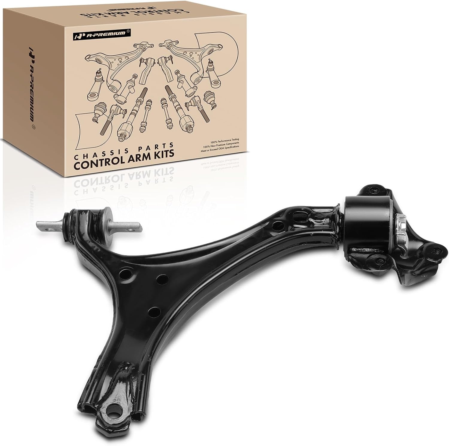 A-Premium Front Left Lower Control Arm, with Bushing, Compatible with Honda Accord 2013-2017 & Acura TLX 2015-2020