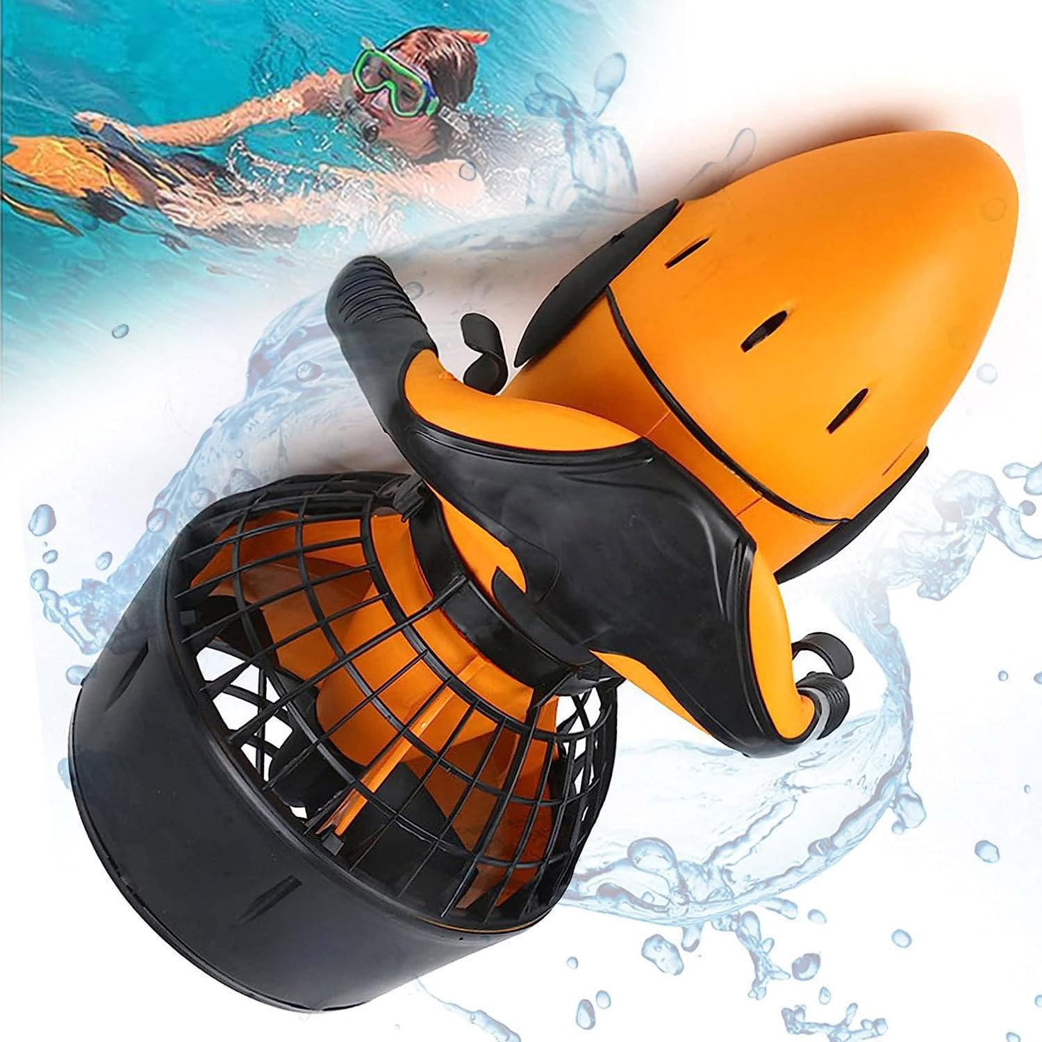 Elica Portatile Elica Subacquea Elettrica A Due velocità Booster per Scooter Subacqueo per Piscina Attrezzatura Sportiva Impermeabile per Nuoto Immersioni Snorkeling Mare,500W
