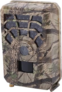 Gedourain Hunting Camera, HD ABS Housing 5MP Photo IR Camera IP56 with Data Cable for Farm for Orchard