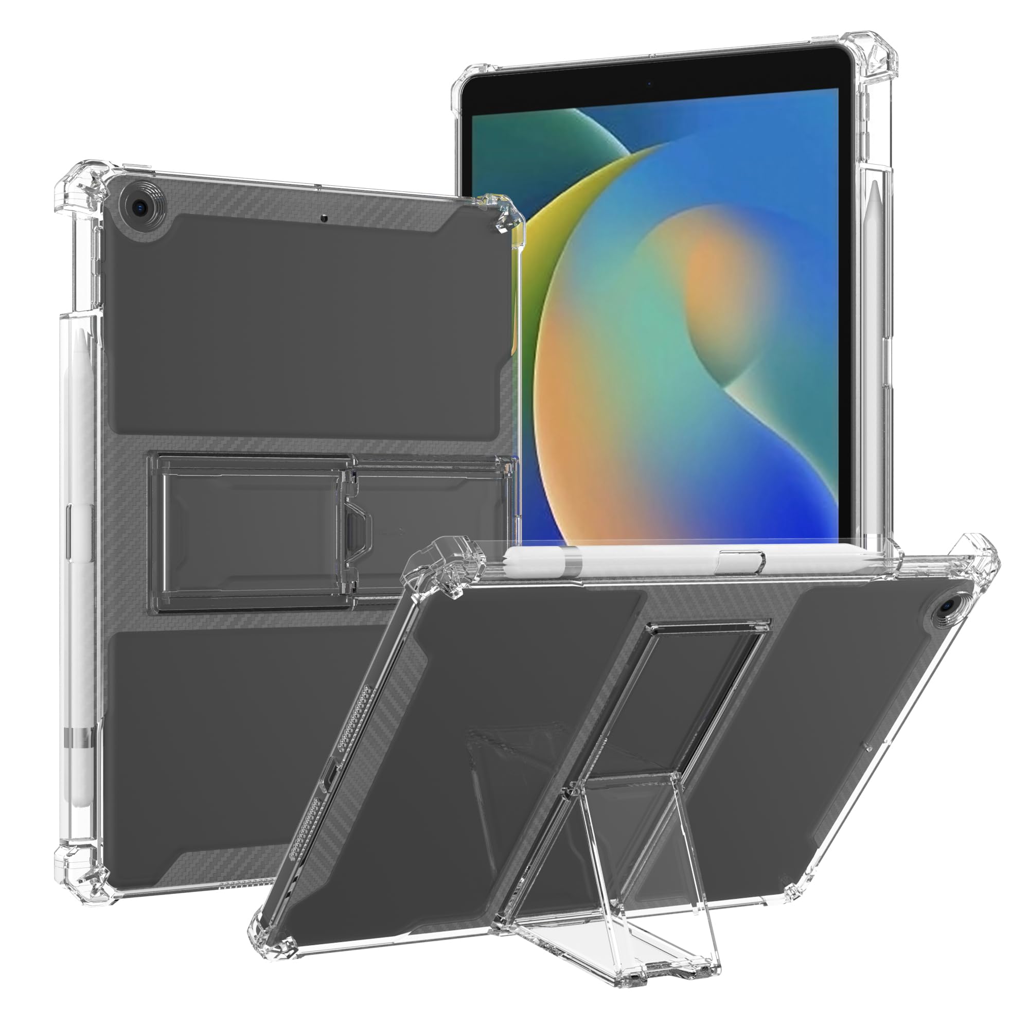 iPad - Apple iPad 第9世代本体＋Apple Pencil＋カバー＋フィルム ZENIX DESIGN TECH iPad 第9世代 ケース 第10世代 mini7 A16 M3
