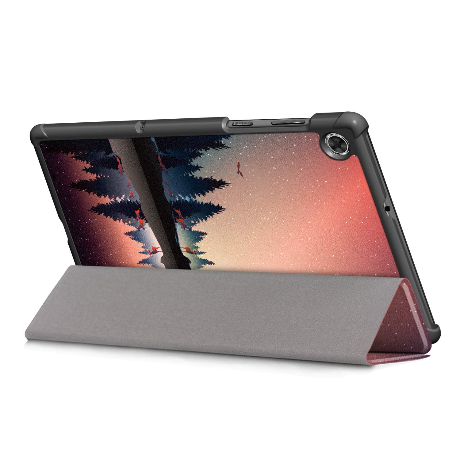 Tri-Fold Series Lenovo Tab M10 FHD Plus Folio Case - Black