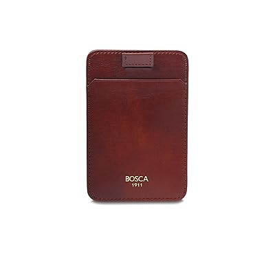Bosca Old Leather Pull Tab Card Case Men