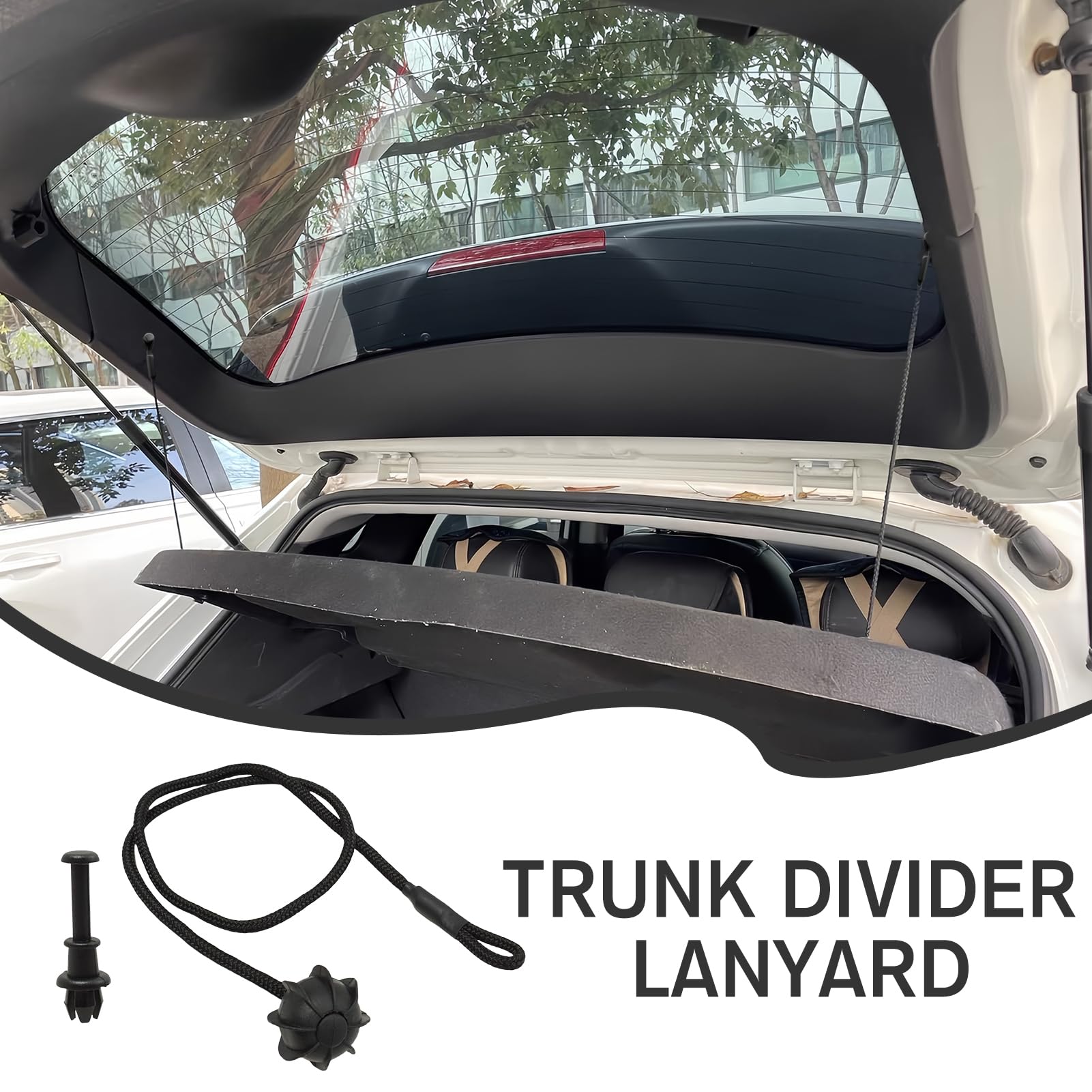 Lot De 4 Cordes De Fixation Universelles Pour Coffre Voiture - Avec Clips Et Boules En Caoutchouc - Pour Sangler Bagages